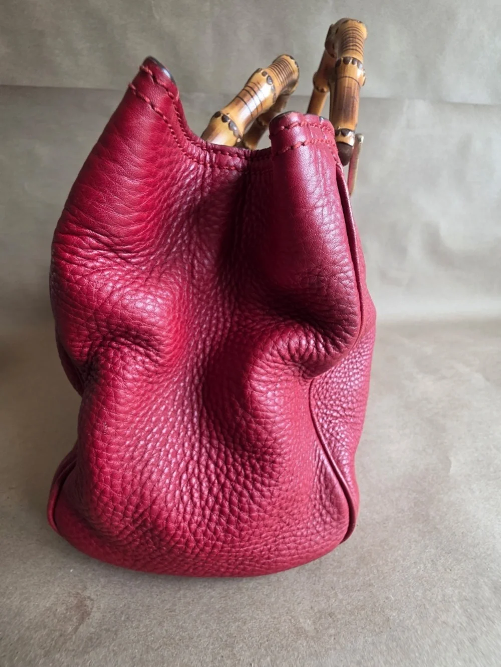 Gucci Bamboo Shopper Leather Tote